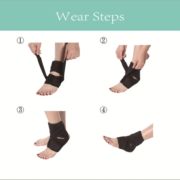hot sale Neoprene adjustable sport ankle protection ankle brace breathable protection ankle guard  with fashion design