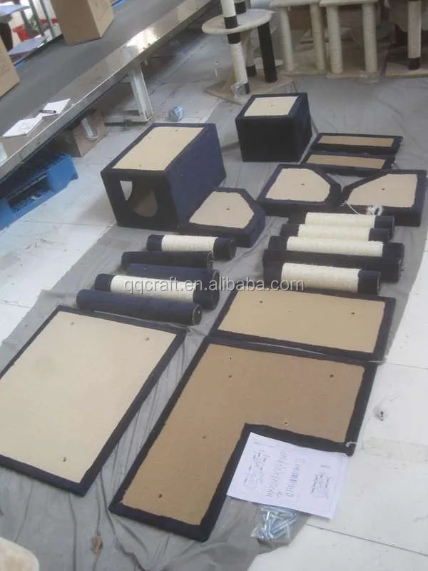 Big Indoor Cat House , Big Cat Trees 198cm luxury cat tree