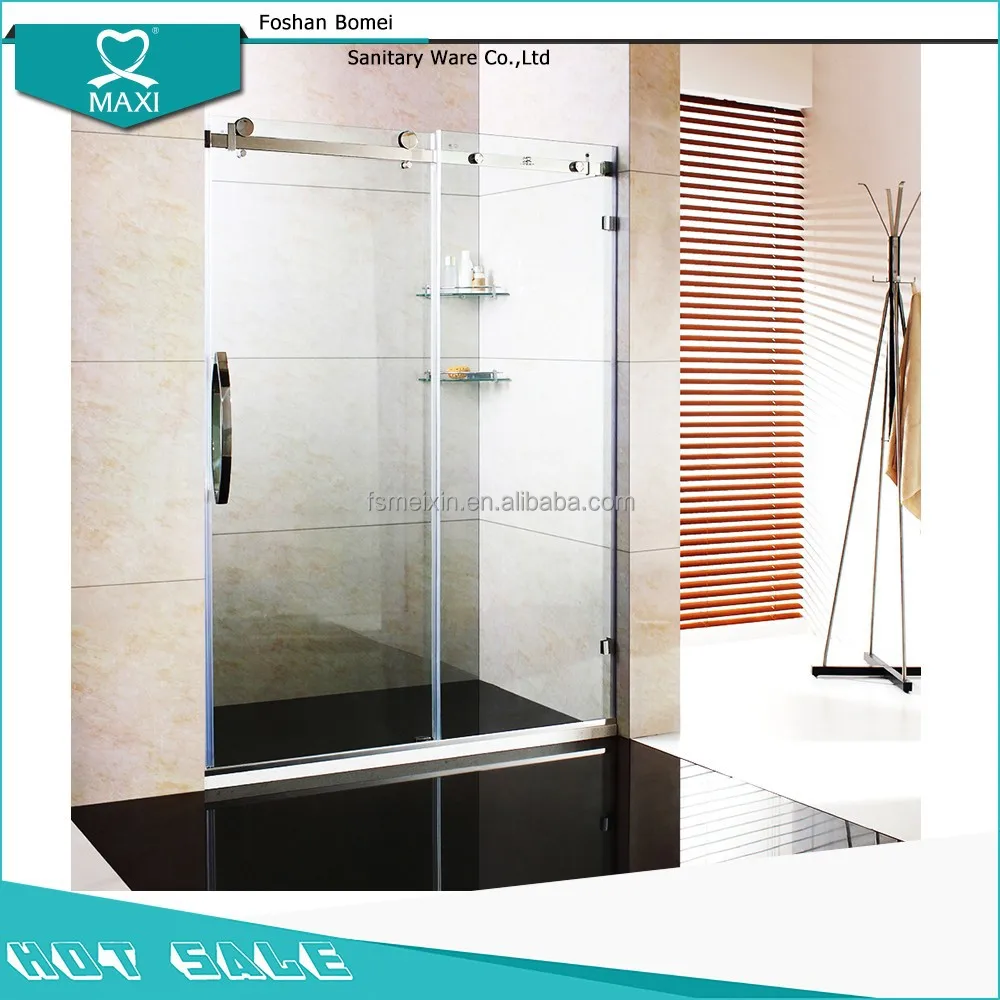 Factory Direct Sale  Sliding Bathroom Enclosure Tempered Glass Shower Door