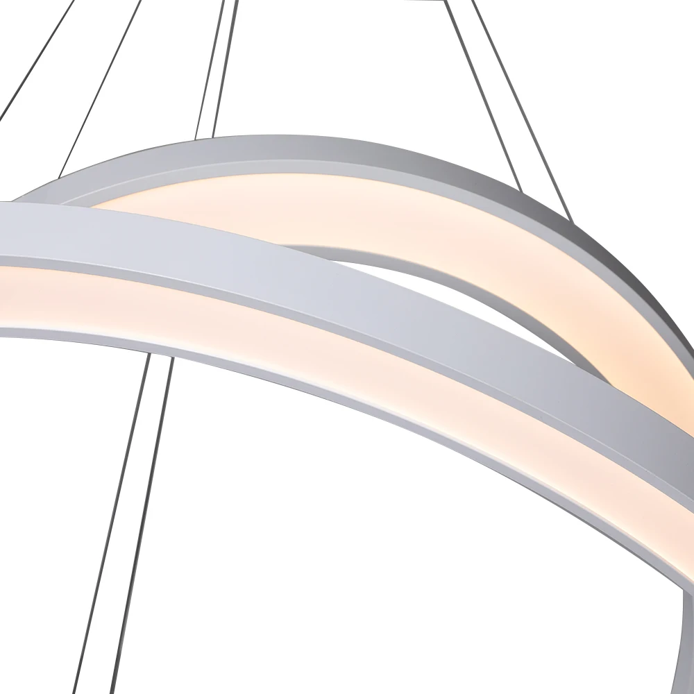 Rebecca Lighting Chandelier composed of two circles LED Bulb  50w+30w 3000k