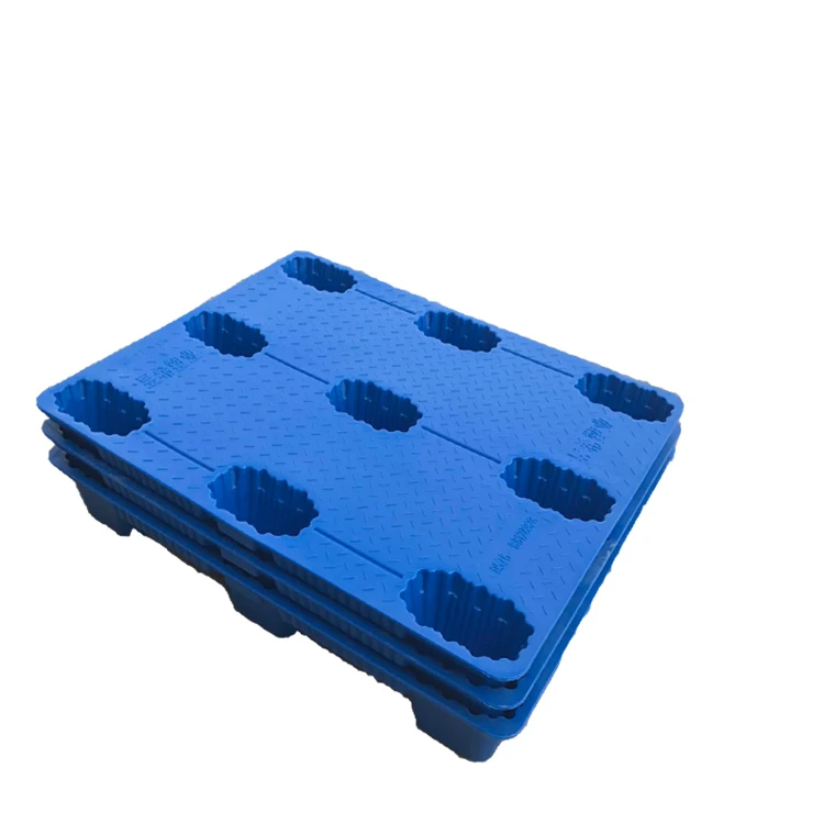 
1200*1000*150 HDPE blow molding blue plastic pallet factories plastic pallet 