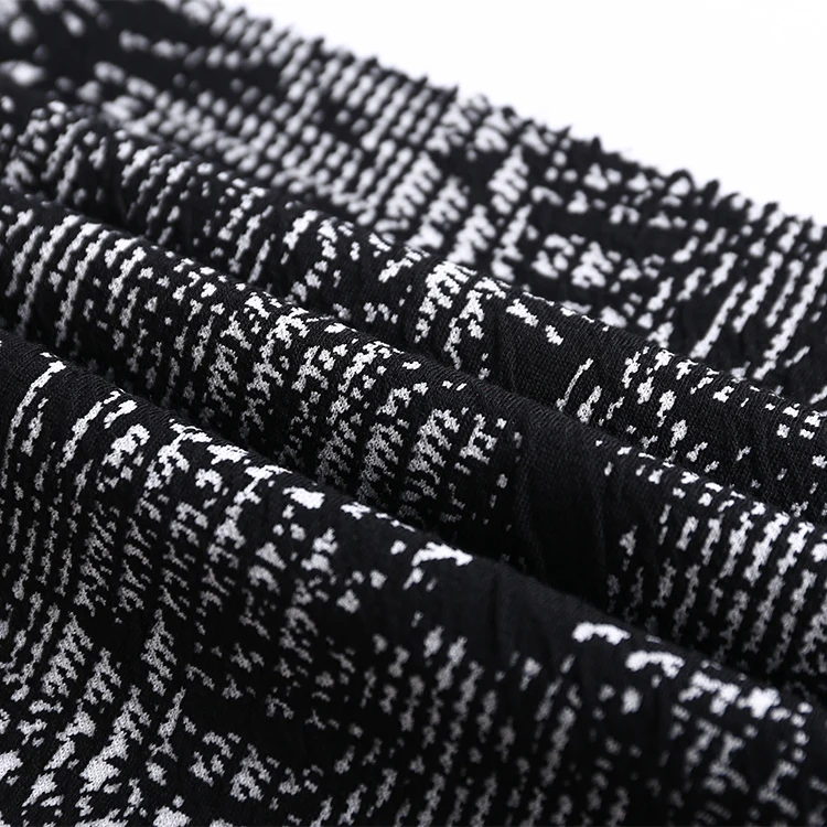 hot sale polyester viscose elastane yarn dyed plaid jacquard fabric clothing turkey istanbul