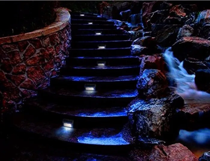 Fancy design Solar step light wall mounted outdoor light