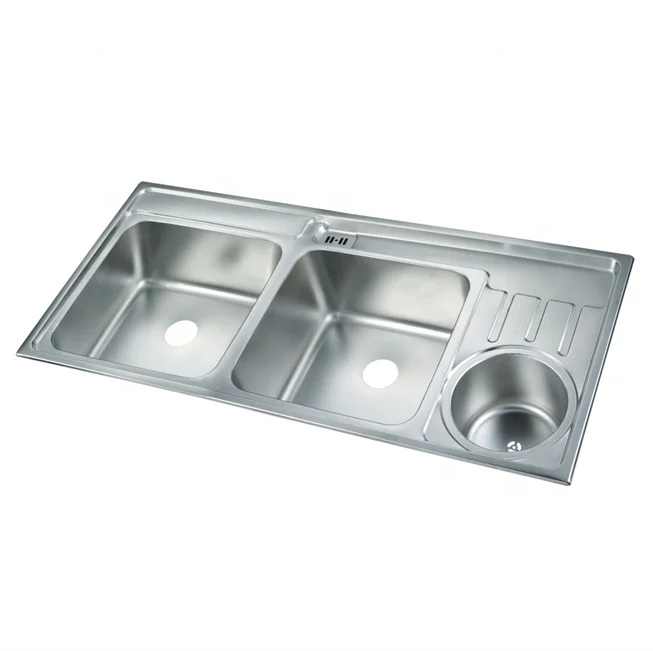 gray stainless steel dishwasher small plastic easy to cleaner kitchen double bowel sink