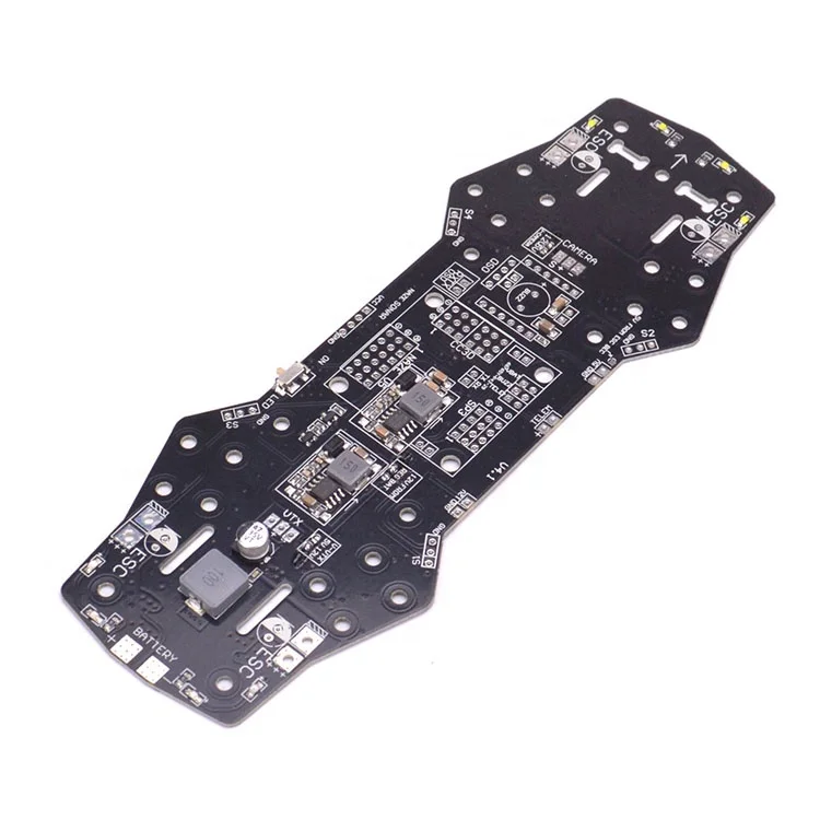 Power Distribution Board PDB Board 5V/12V BEC Buzzer LED Support OSD for F3 CC3D Naze32 Flight Control QAV250 ZMR 250 RC FPV Dro