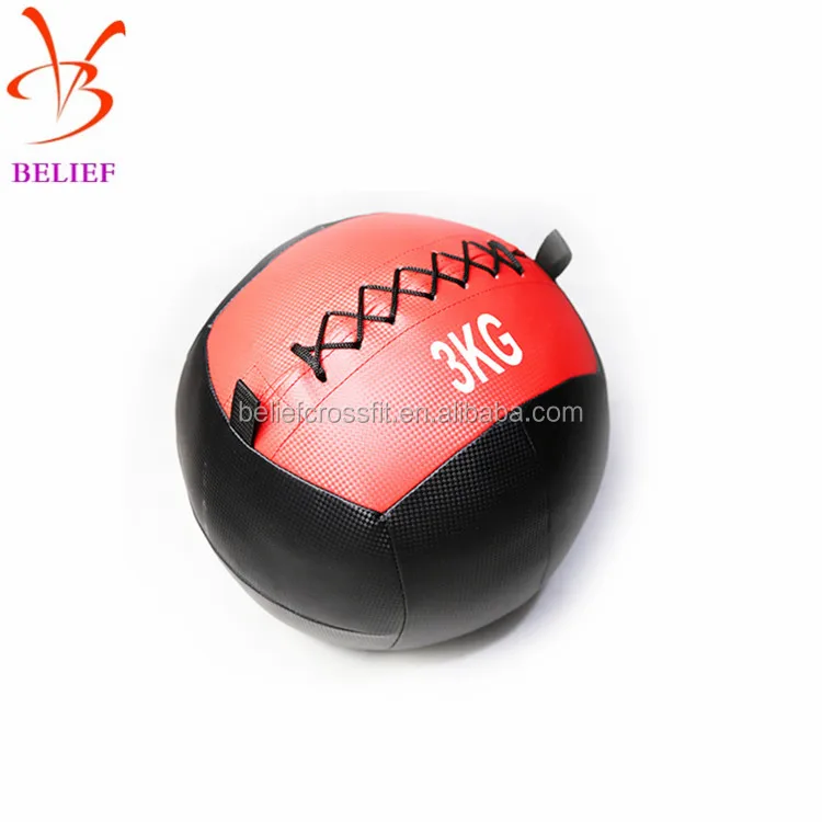 2019 New Designed Cross Fitness PU medicine balls/wall ball