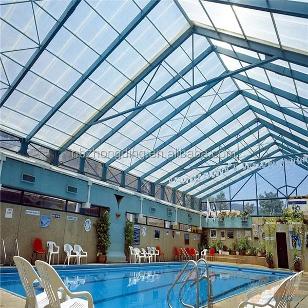 2 Layer Color Polycarbonate Hollow Sheet for Building/Greenhouse Skylights