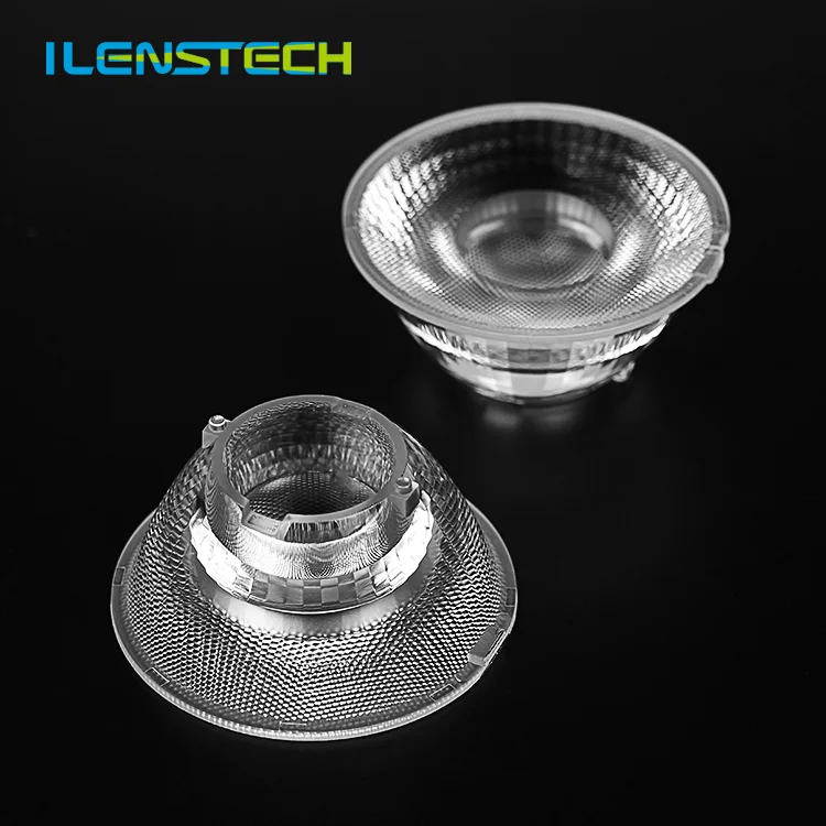 32mm diameter polishing Led lens for COB spot light pmma 24 36 degree led optical lens