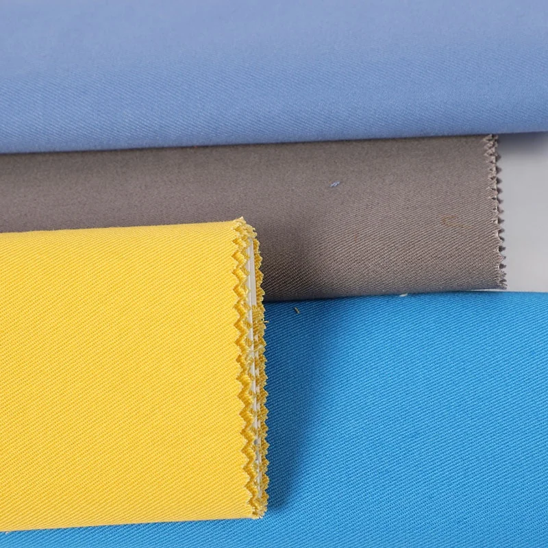 free sample cotton nylon blended fireproof fabric for oil and gas industry clothing