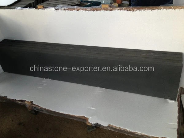 
Construction material natural stone Hainan Black Basalt honed tiles 