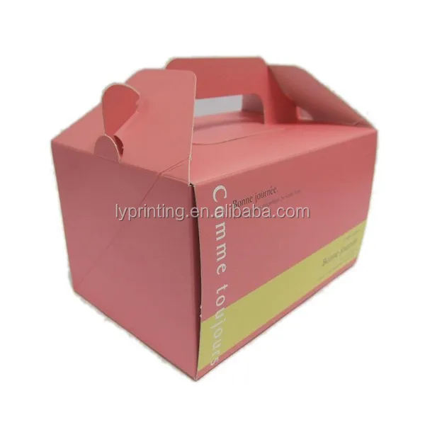 Красивые дешевые бумаги cake box с ручкой