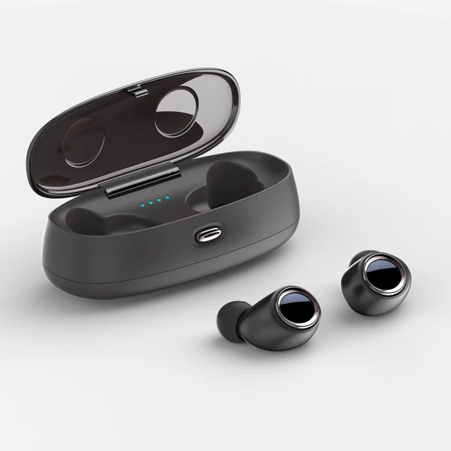 
High Quality Earbud Wireless Headset bluetooths headphone neckband Twins Ture V5.0 Stereo sport earphone 