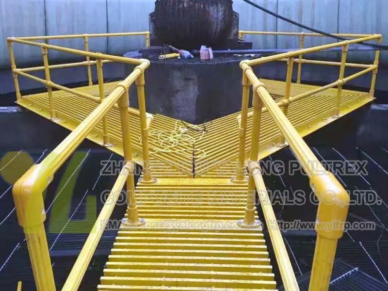 Pultruded FRP grating fiberglass support flooring grate for goat farm equipment, high strength durable fiberglass grating