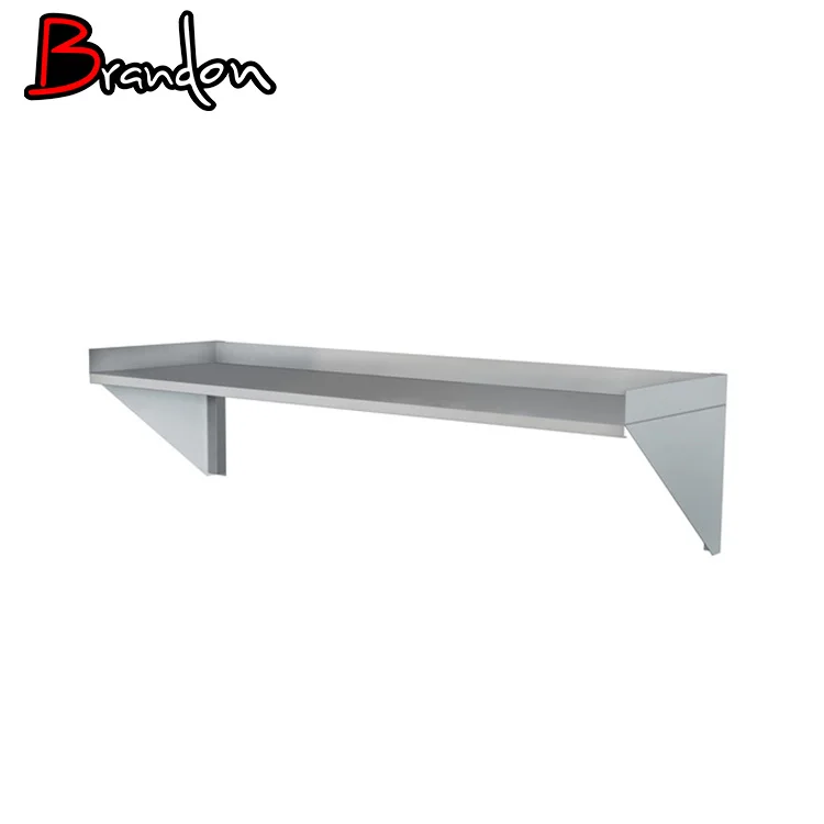 Accept Customize Metal Stainless Steel Commercial Wall Kitchen Shelf