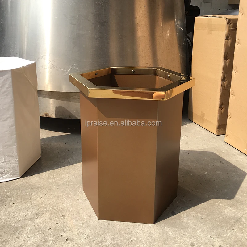 Outdoor rose gold home decor large indoor floor vase / plant pots