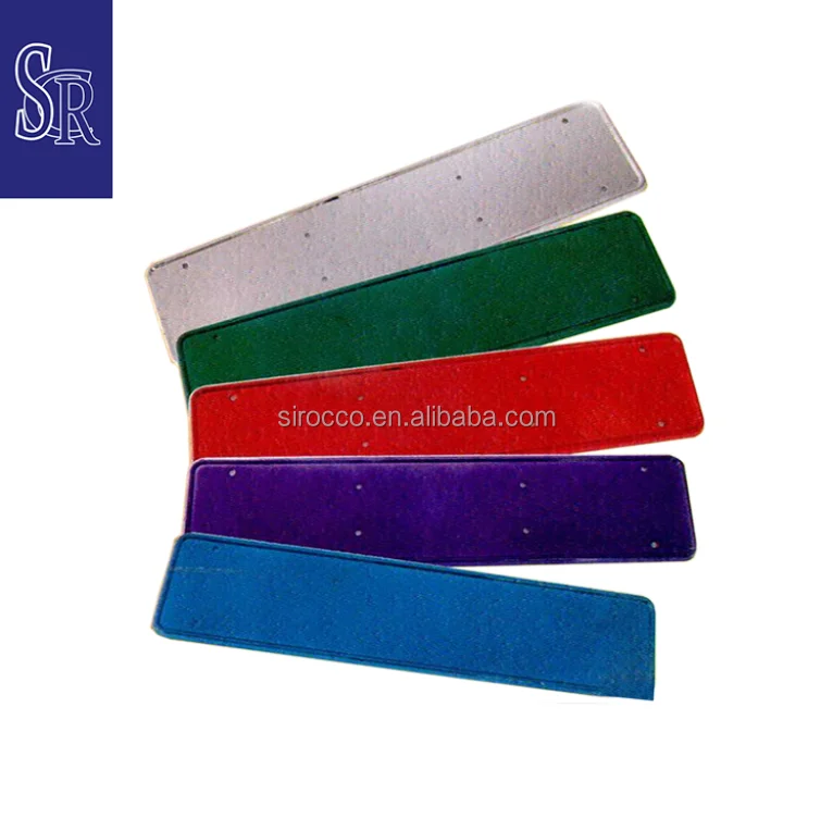 AUTO REAR EURO PLASTIC CHROME HOLDER BRACKET CAR LICENSE PLATE FRAME