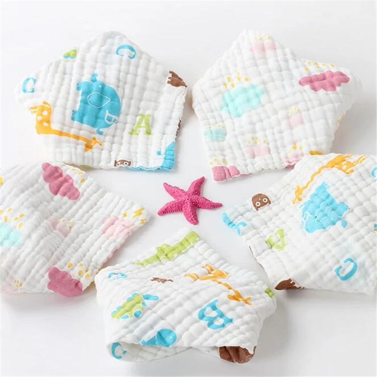 
2016 cheap wholesale 100% cotton terry towel fabric triangle bandana baby bibs 