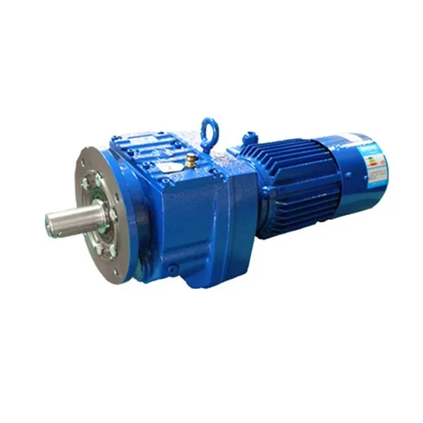 Small 5hp helical geared motor RF67 helical gear motor for lift