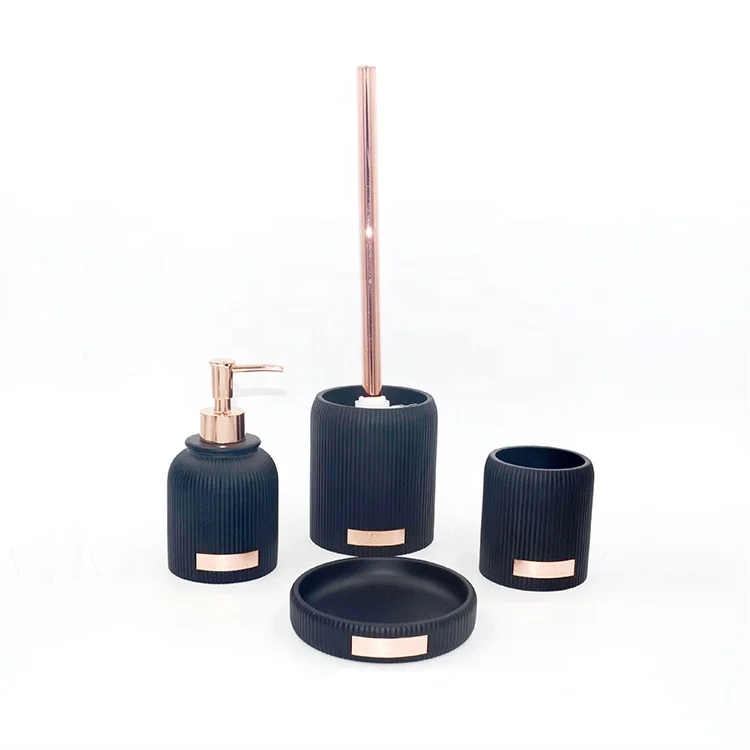 
Bathroom Accessories Set Resin 