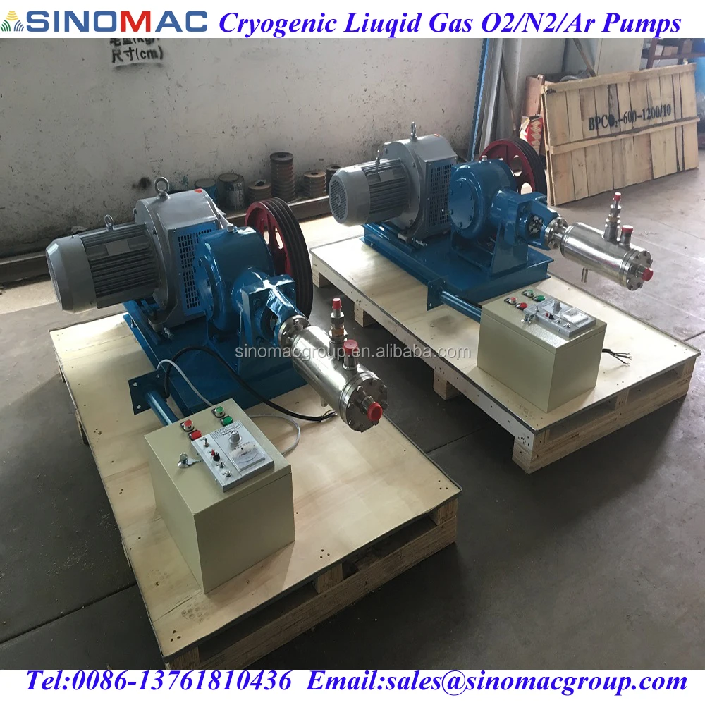 Liquid Oxygen Filling Pumps Factory Liquid O2 N2 Ar CO2 LNGTransfer Pump Skid Liquid Nitrogen CO2 Booster Well Pumps