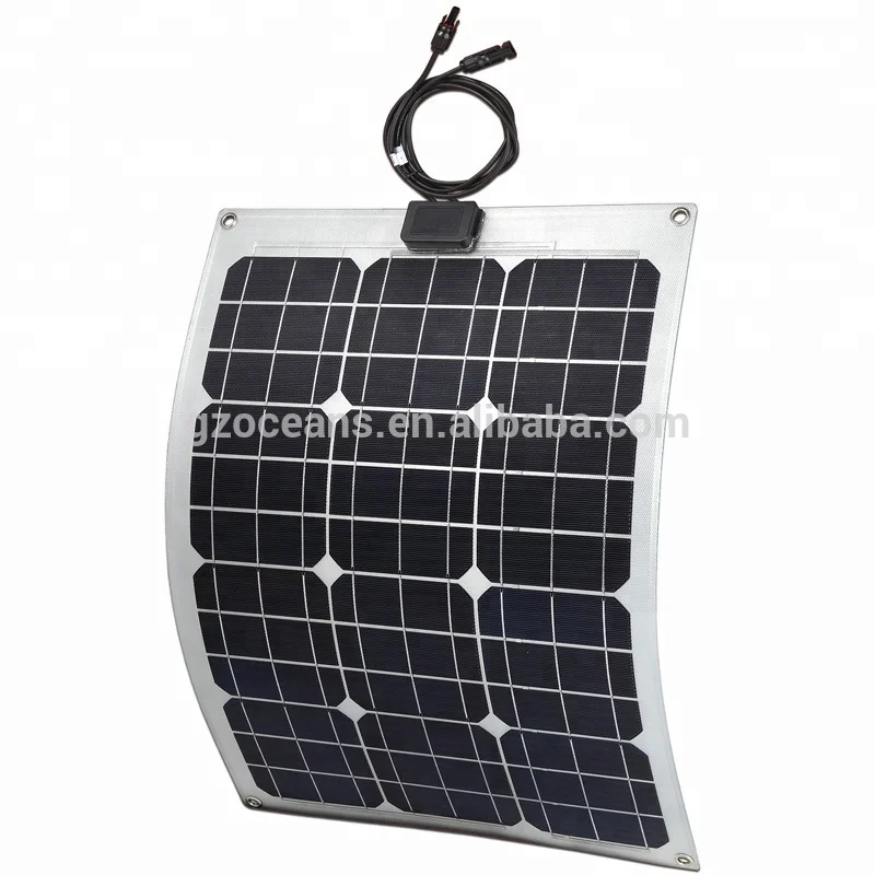 
Ocean New Technology Semi Flexible Solar Panel 50W Solar Cells 