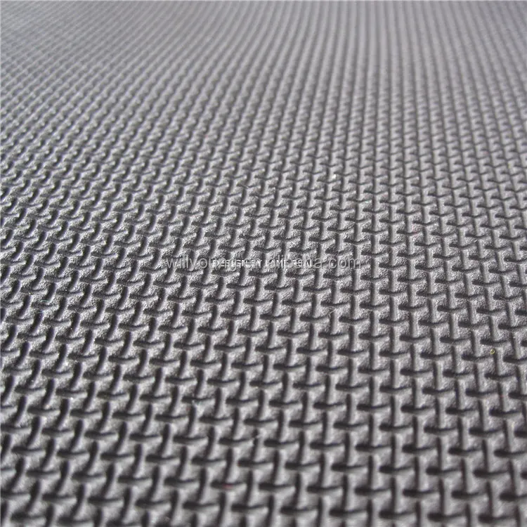 knurling coining emboss neoprene fabric urface treatment shark skin black beige white crocodile pattern cross 2 to 15 mm thick