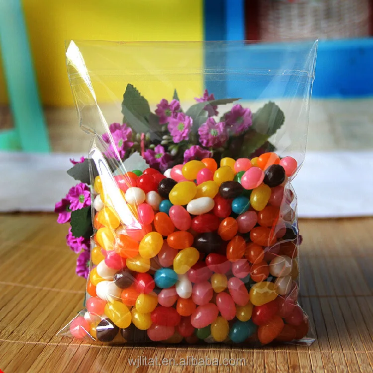 Индивидуальный размер, пищевой класс, самоклеящаяся, прозрачная, БОПП, целлофановая сумка