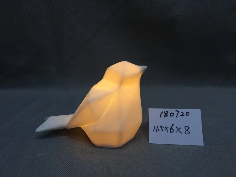 
Ceramic Bird Shape Night Light Bedside Night Lamp Decor Light 