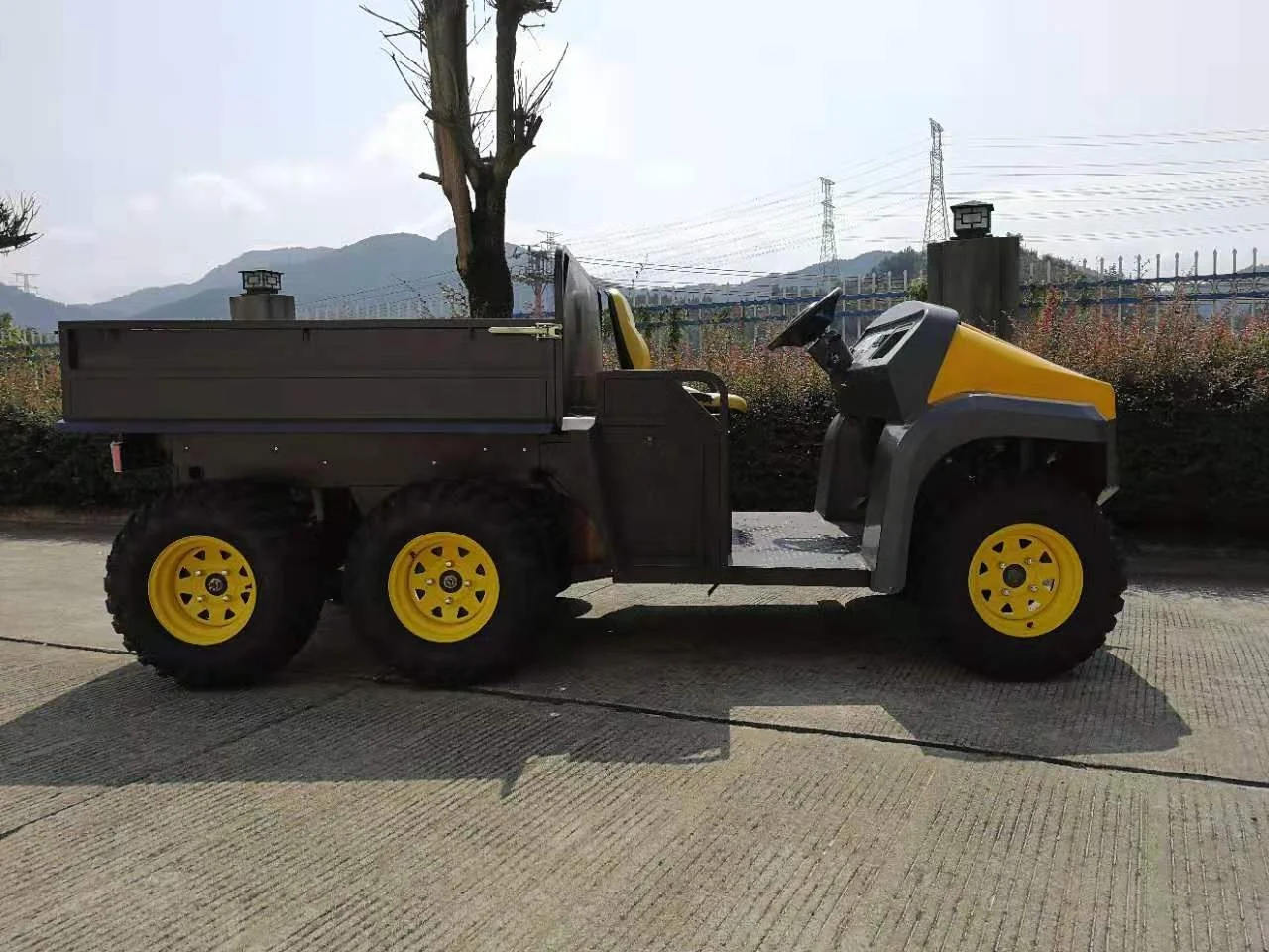 6KW with cargo box farm beach all terrain farmer car