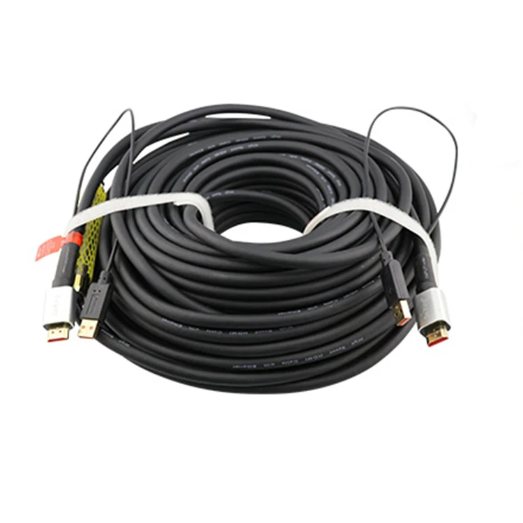 14years factory free sample custom extension BC fiber active optic audio video engineering line hdmi extension cable