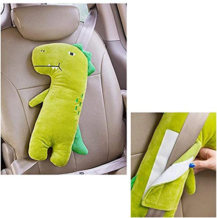 children seat belt hug pillow cover shoulder pad adjustable seatbelt pillow for kids