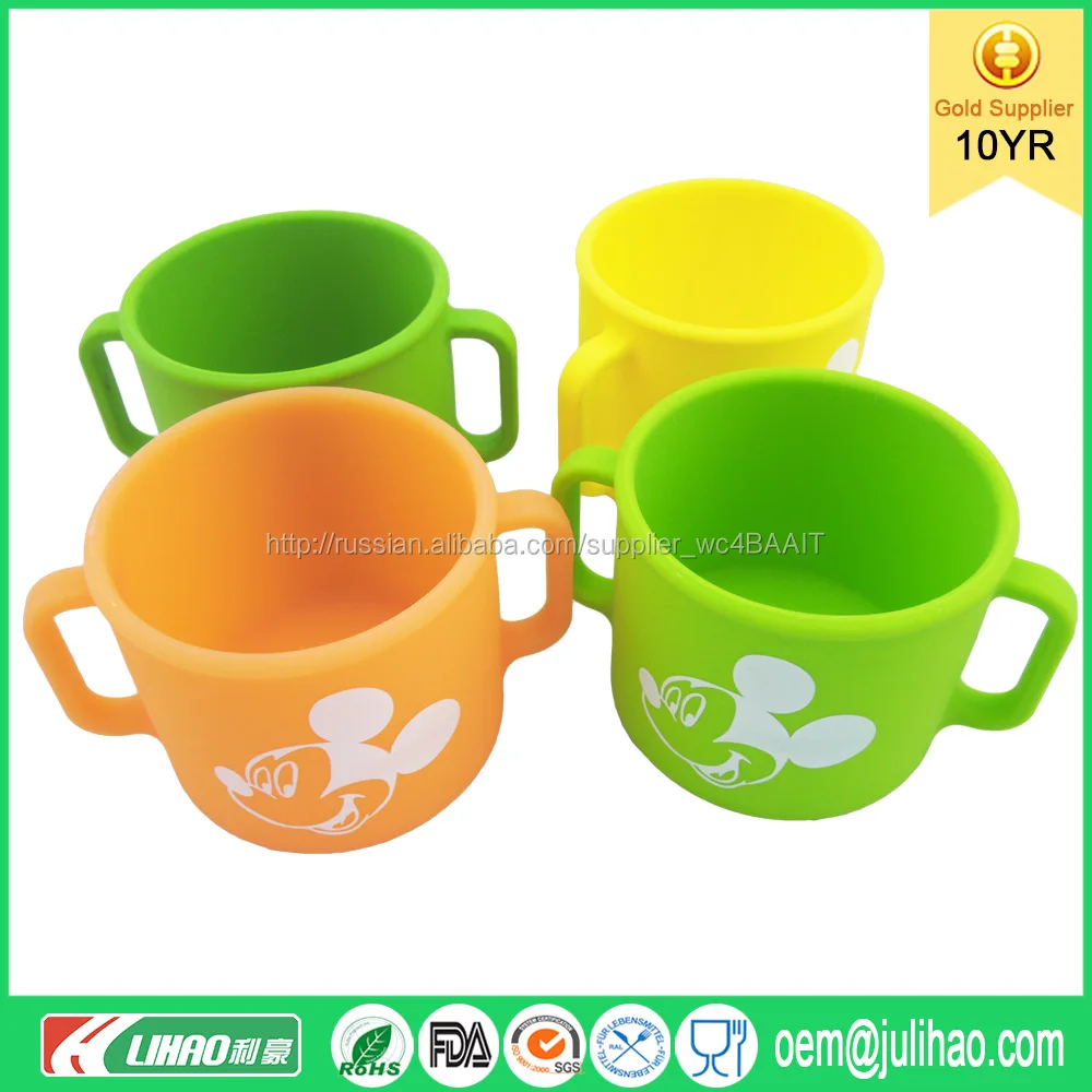 
 Чашки пробки детского использования силиконовые чашки 2 держатели  