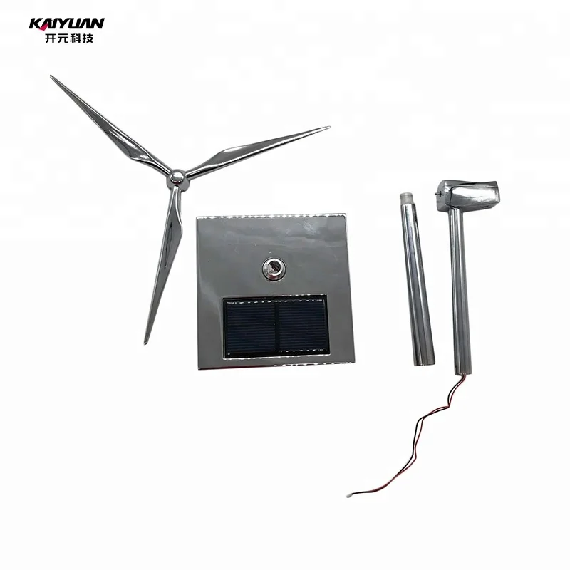 New Decorative Windmills Office Home Solar Windmill Model