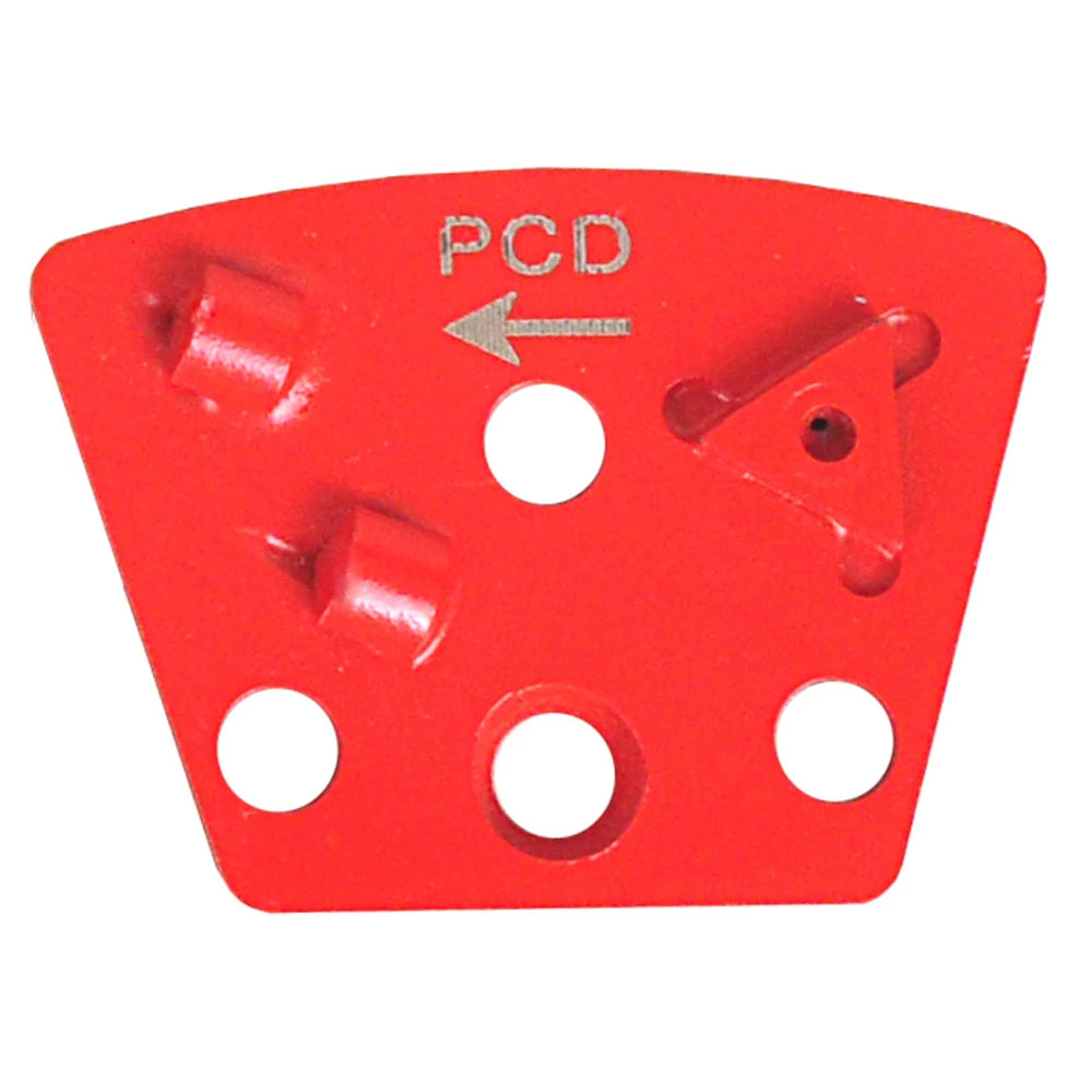 Dry Grinding Abrasive Tool Terrazzo Metal Bond Plate Scraper With Piug Trapezoid Pcd Diamond Grinding Segment
