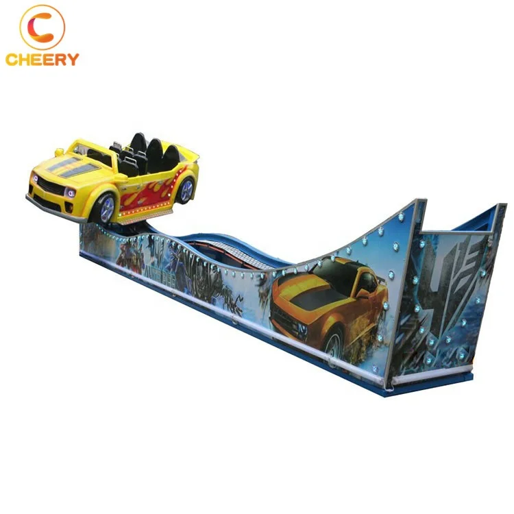 Double Wave Track High Speed Flying Car Amusement Park Rides Spin Children Flying Car
