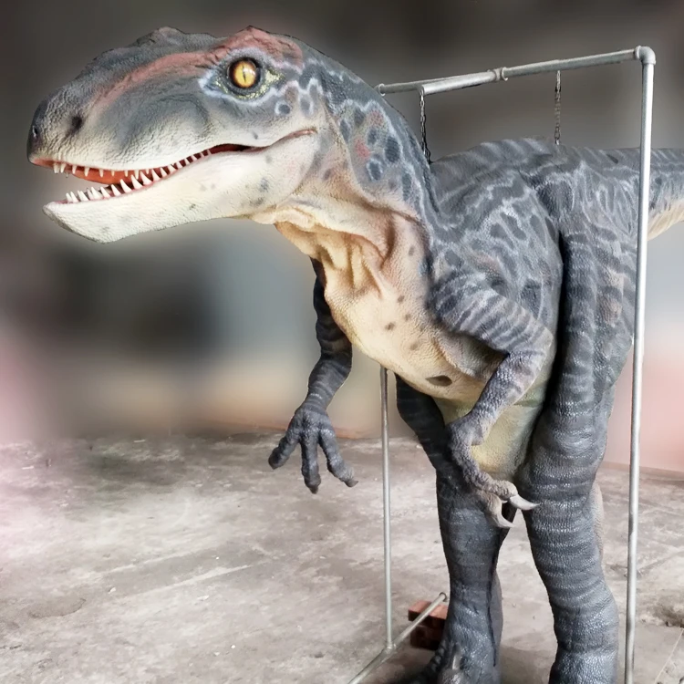 Dorothy the rubber robot walking dinosaur costume