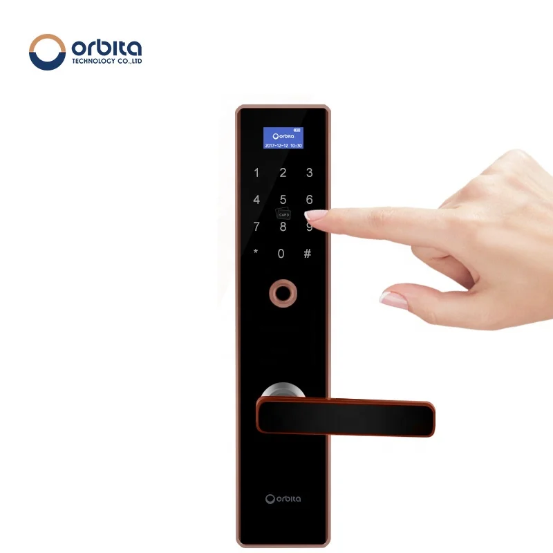 
Orbita wifi mobile phone control enter door lock smart security 