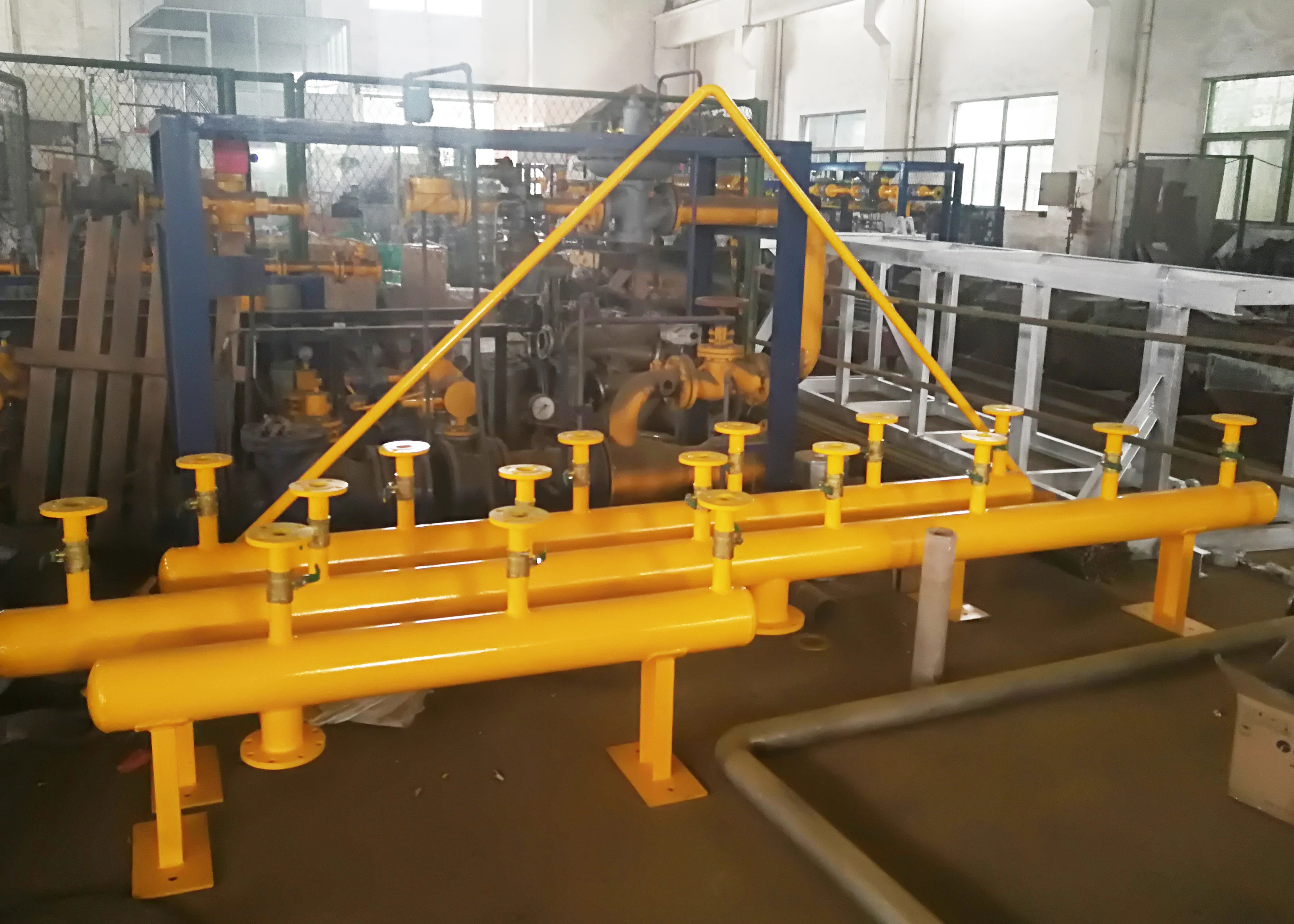 50T Gas Fired Hydraulic Tilting Copper Refining Furnace