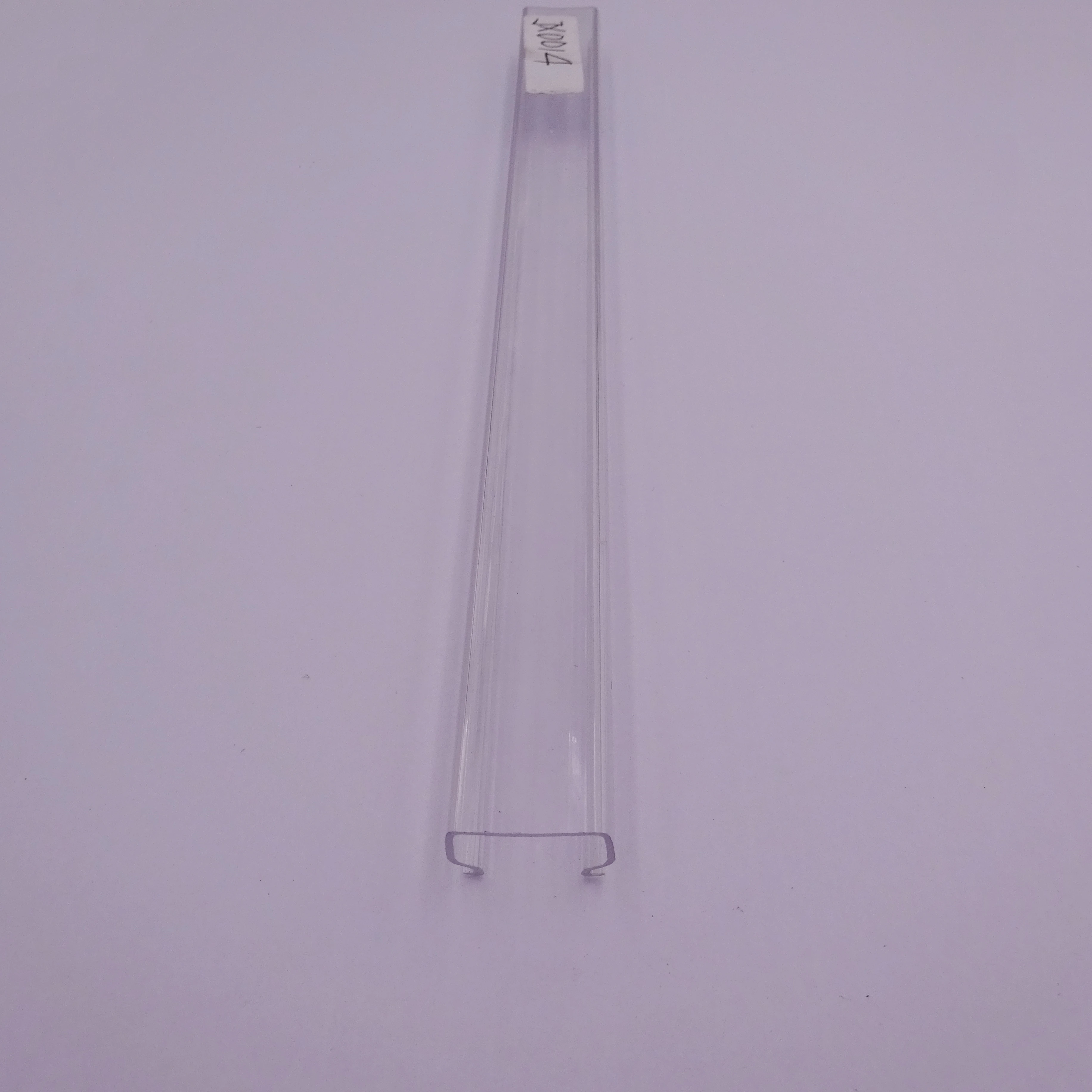 Customized Size Plastic Extrusion Profile Clear Square Tube