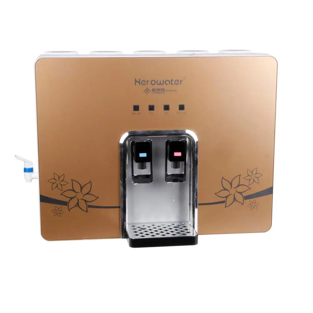 compact hot and cold best home water filter reverse osmosis with built in tank dispenser