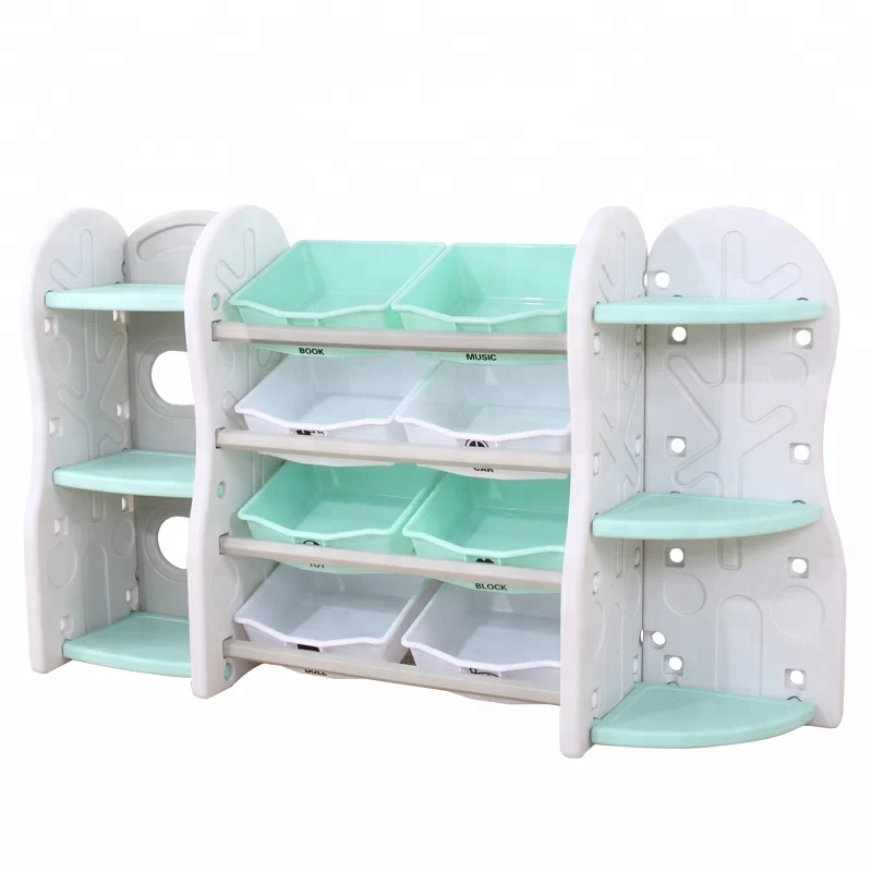 Детская пластиковая мебель Daycare шкаф для хранения игрушек полка с