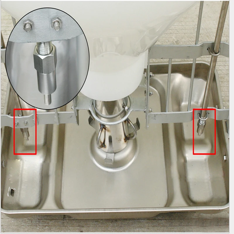 Durable pigs equipment automatic plastic trough dispenser 5L Pig Dry Wet Feeder