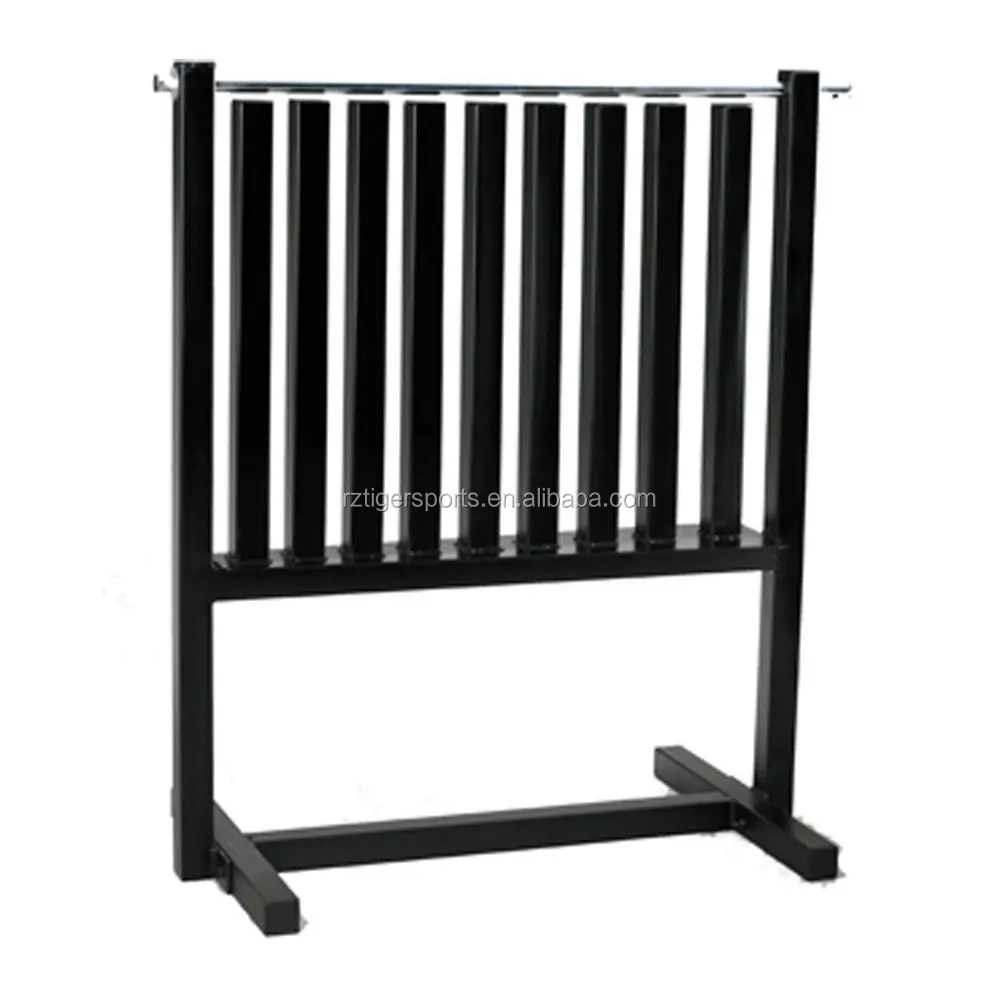 Custom vinyl neoprene dumbbell storage rack for gym or club