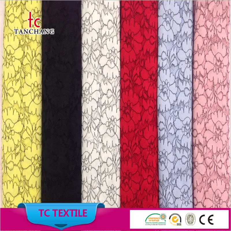 wholesale fancy flower design italian lace fabric for wedding dress LSML3061