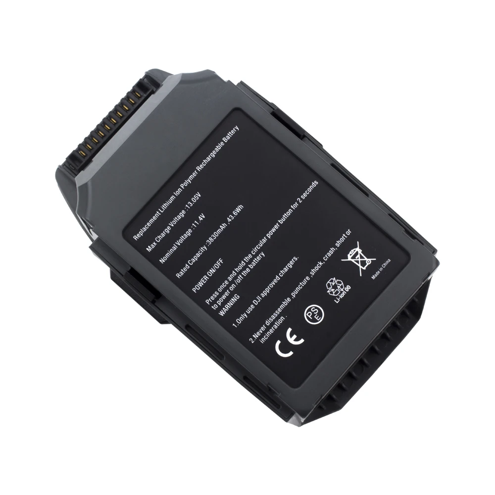 Mavic Pro Battery 11.4V 3830mAh LiPo Intelligent Flight Battery Replacement for DJI Mavic Pro Grey