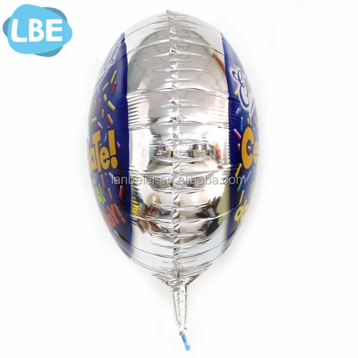 custom mylar balloon round globos metalicos with logo printed