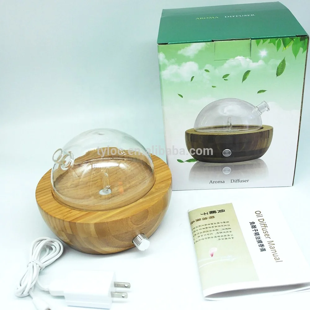 Bamboo Glass Aromatherapy Essential Oil Nebulizer Wholesale