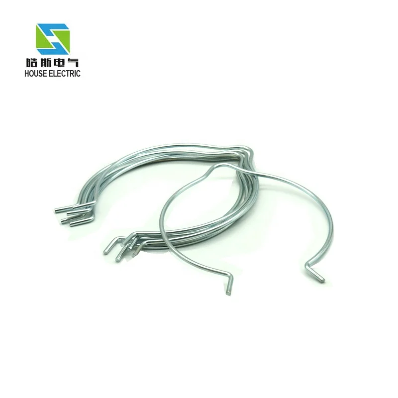 Agriculture sprinkler center pivot irrigation system Cables tied to pipes U clamp