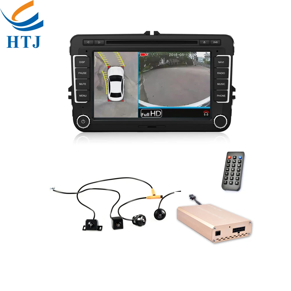 4 каналов мониторинга 360 градусов Surround View камеры системы