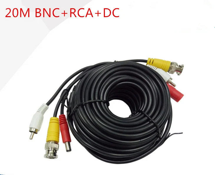 High end 20 м BNC + RCA + DC кабель-удлинитель